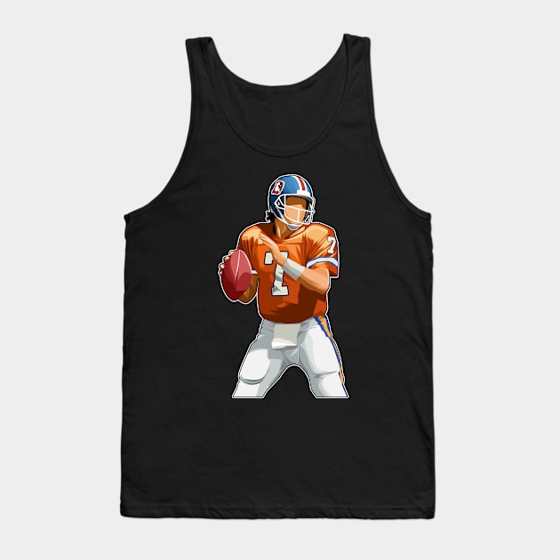 John Elway #7 Quarterback Legend Tank Top by GuardWall17